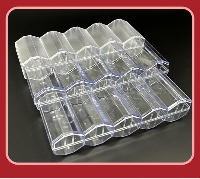 透明亚克力筹码收纳盒正面展示