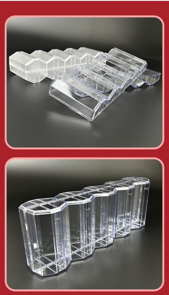 透明亚克力筹码收纳盒多角度展示