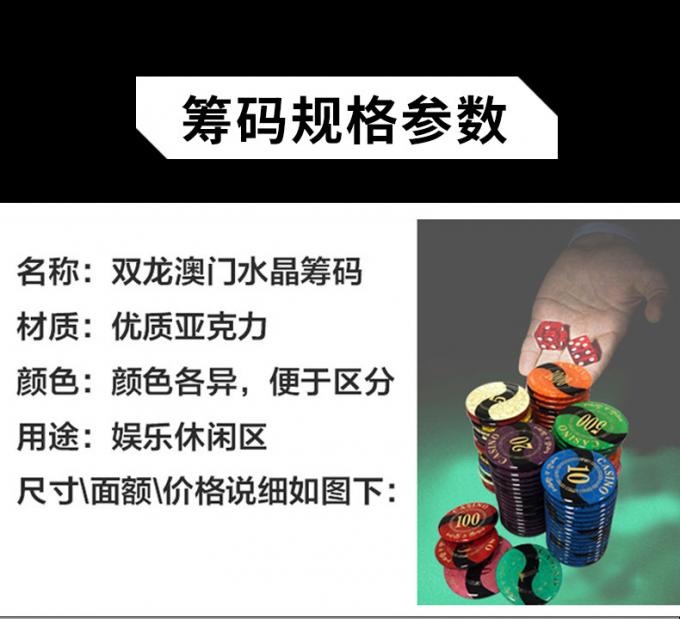 透明防伪水晶筹码使用场景