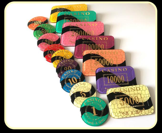 透明防伪水晶筹码定制选项示例