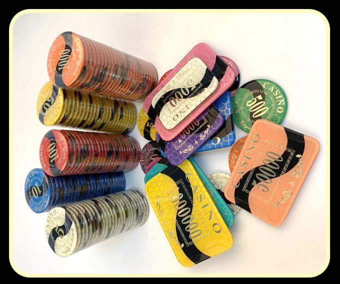 透明防伪水晶筹码整体效果展示