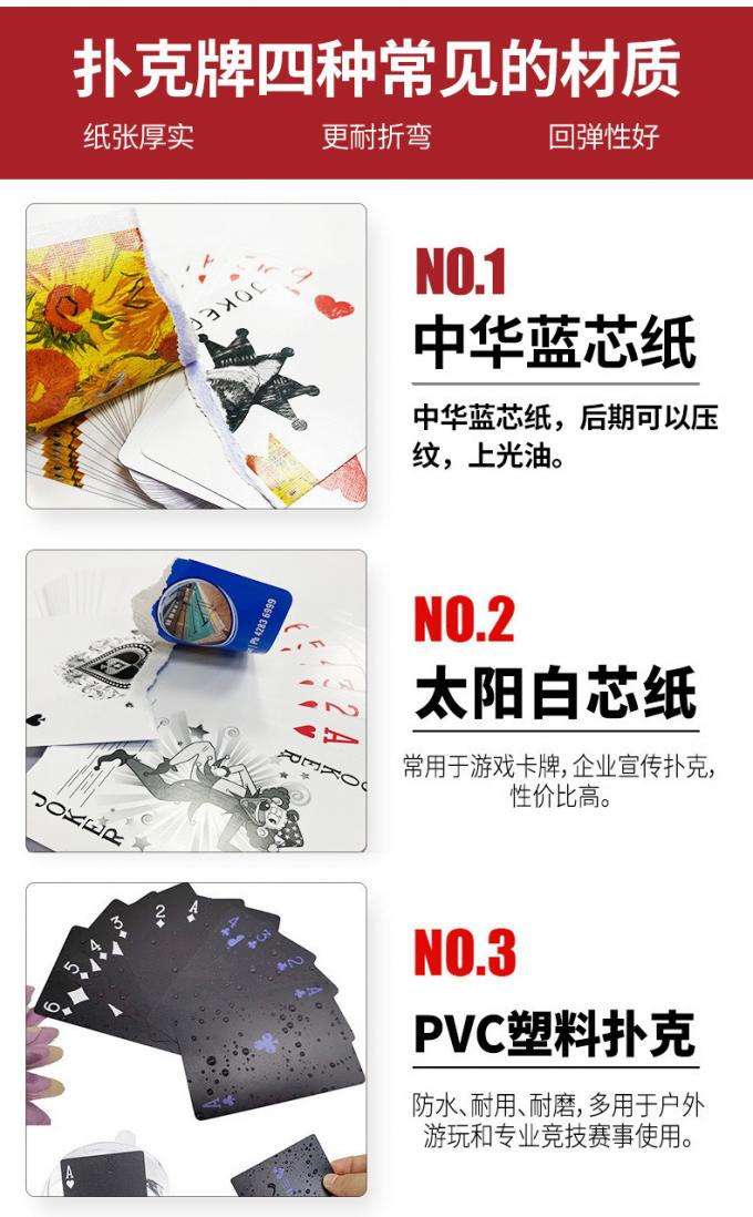 扑克牌纹理工艺细节