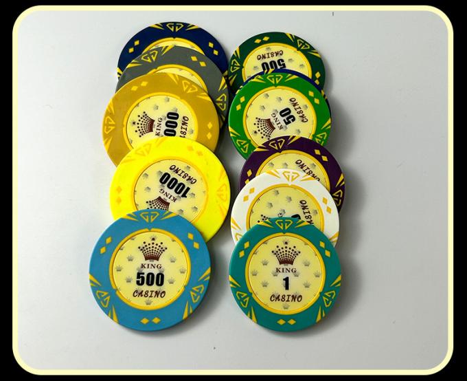 黏土钻石款赌场筹码防伪标识