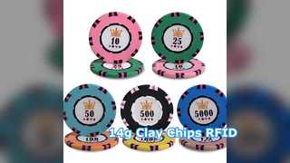 Pro Clay Poker Chips 14g RFID Tracking