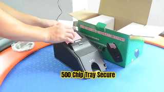 500 Chip Tray Secure Acrylic Stackable Storage