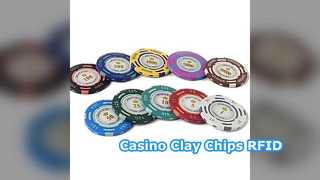 40mm Clay Poker Chips RFID Ready Casino Quality