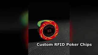 Custom RFID Poker Chips 40mm Durable 14g