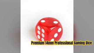 Professional 14mm Acrylic Dice for Gaming Tables