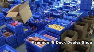 Professional 8 Deck Dealer Shoe for Gaming Tables