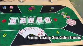 Professional Ceramic Gaming Chips for Table Operations