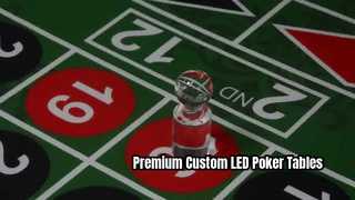 Custom LED Poker Table for Professional Gaming Venues