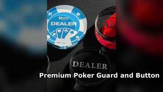 Professional Acrylic Poker Dealer Button and Card Guard