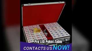 10 Seat LED Poker Table Pro