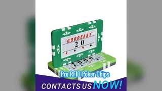 Pro Clay Poker Chips RFID Tracking