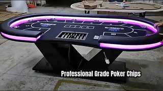 Professional Clay Poker Chip Sets for Gaming Tables