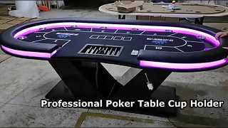 Professional Poker Table Drop In Cup Holder Module